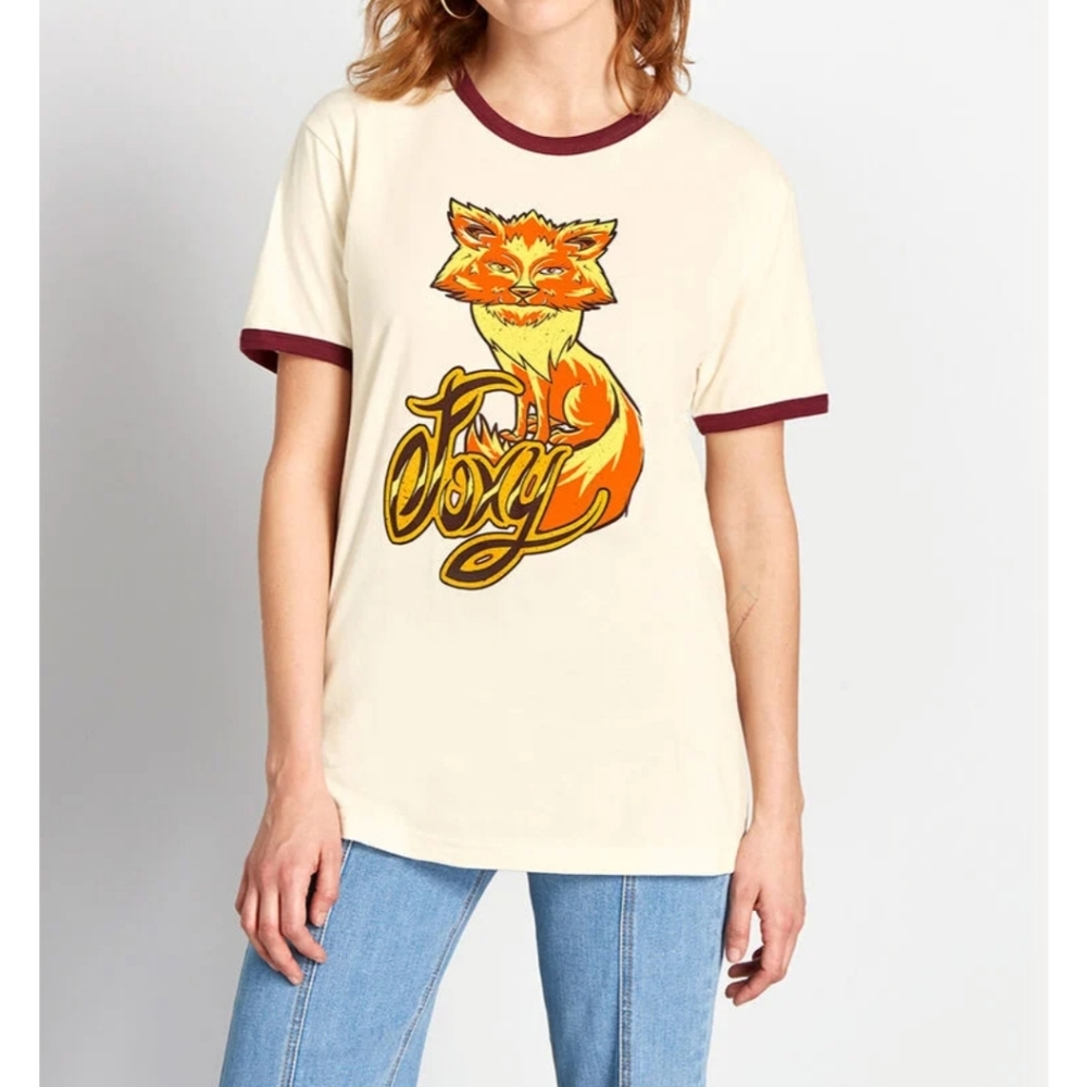 Foxy Ringer Tee